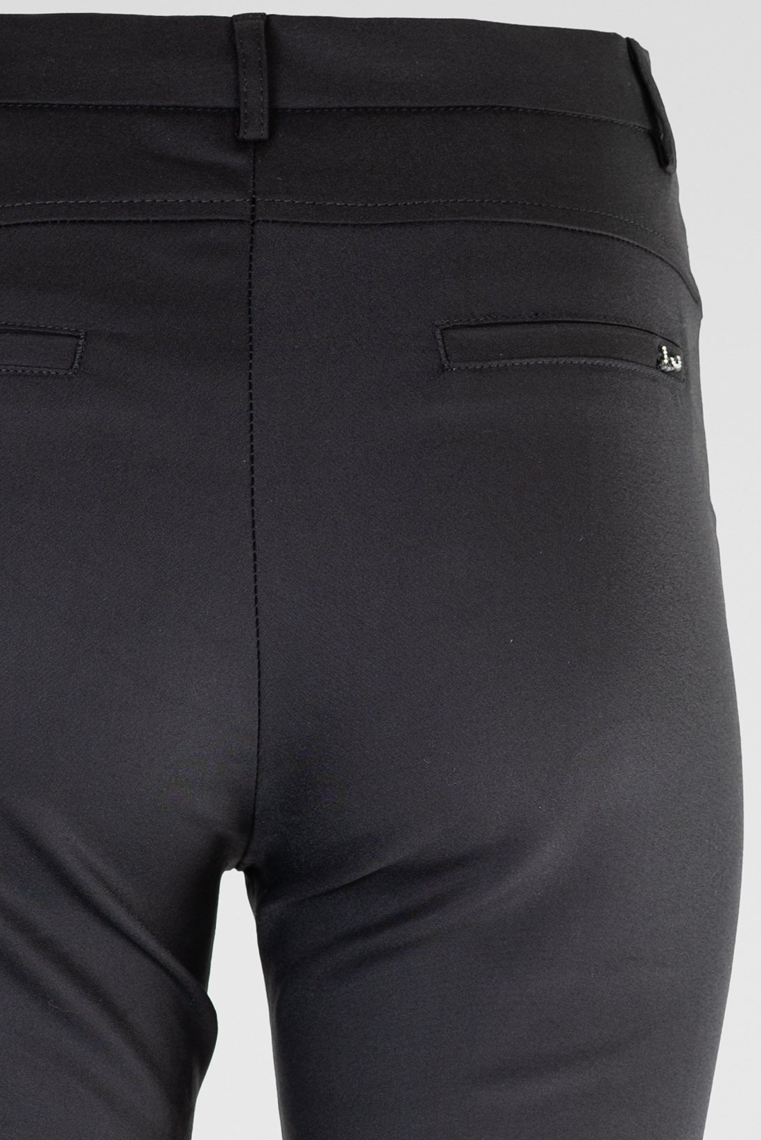 Дамски черен панталон с права кройка и висока талия – Black Tailored Pants