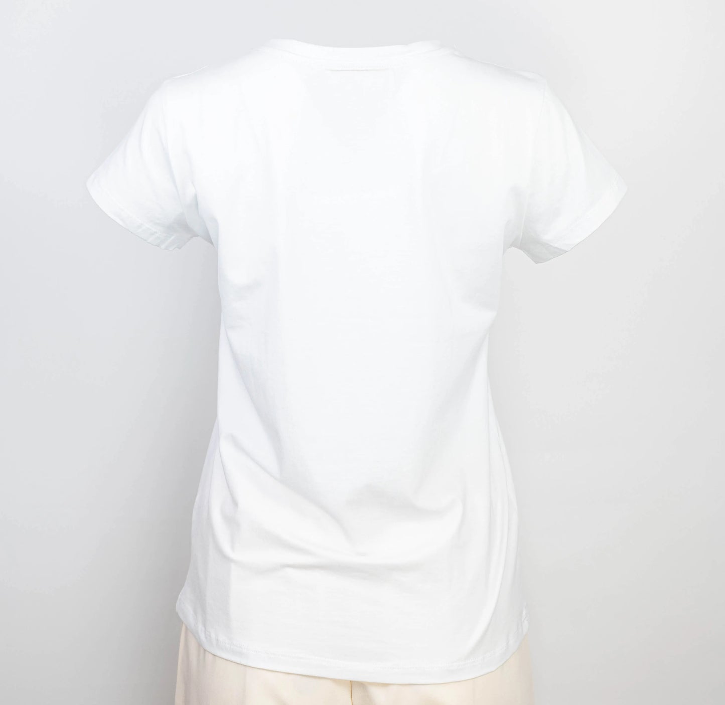 Дамска бяла тениска – апликация пчела - Queen Bee