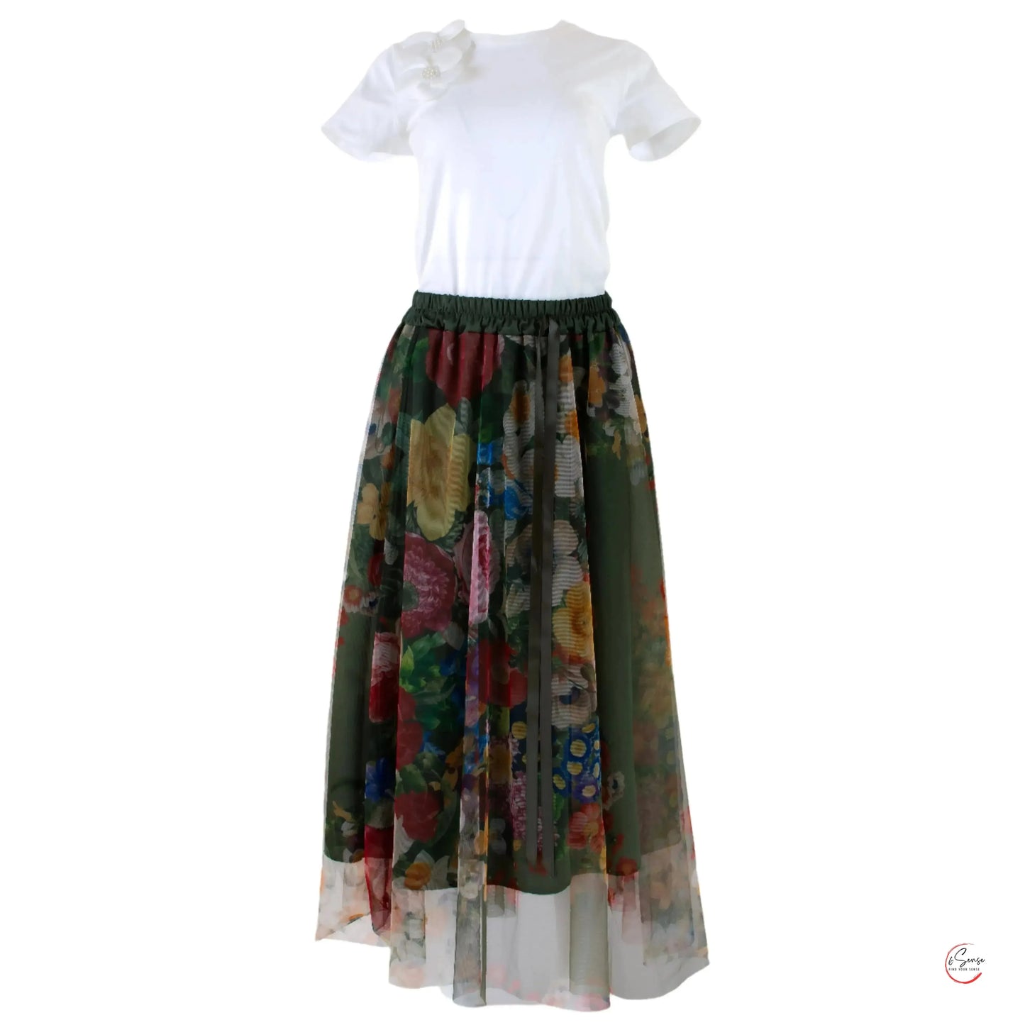 🌸 Разцъфни с елегантност – Пола "Flora"