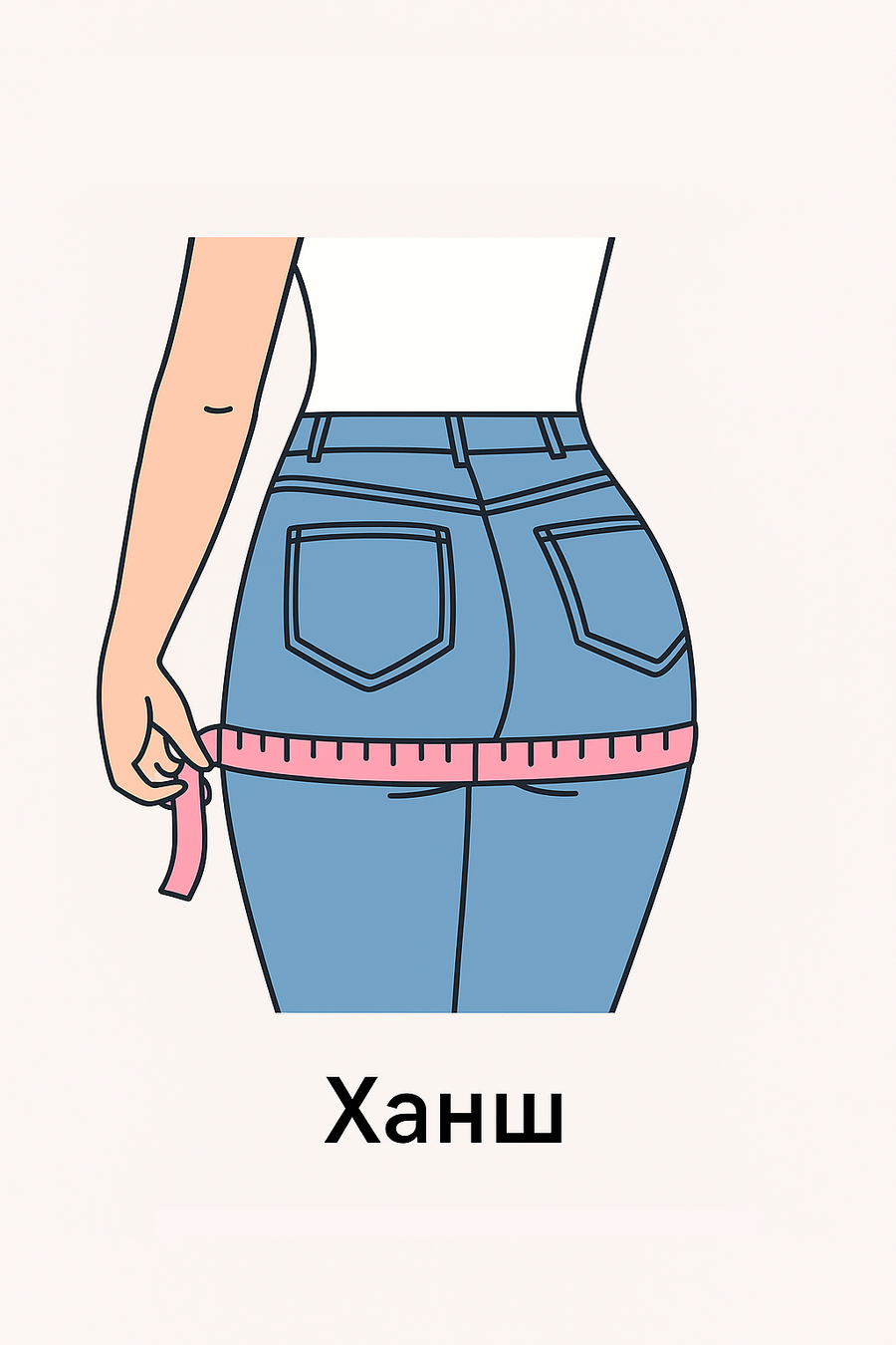 Как да измериш ханш