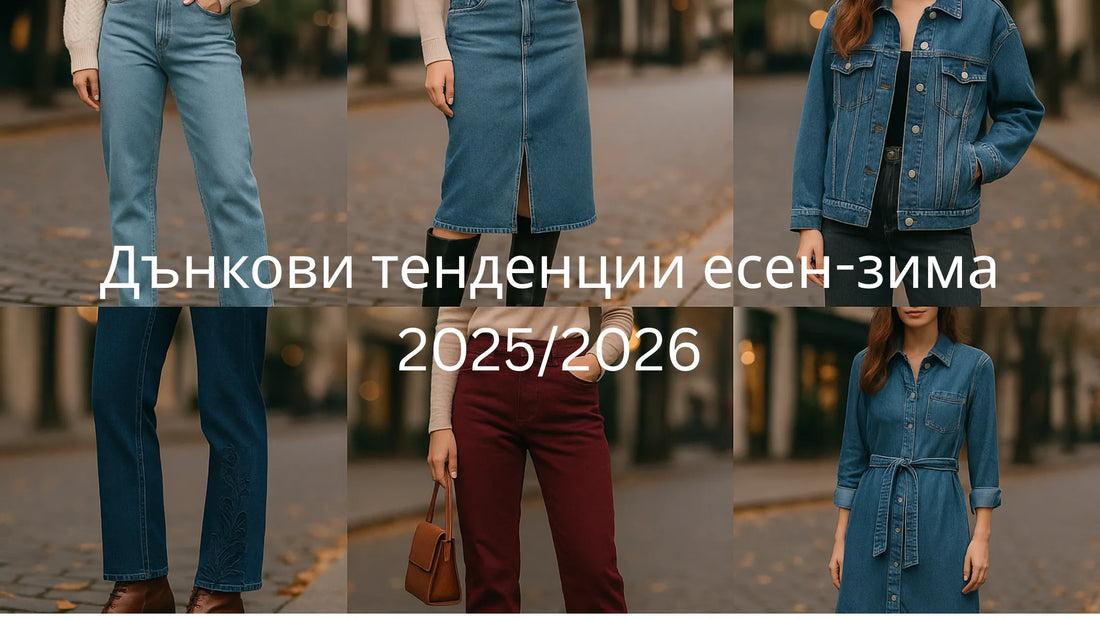 Дънкови тенденции есен-зима 2025/2026 – модерни модели и стилни визии
