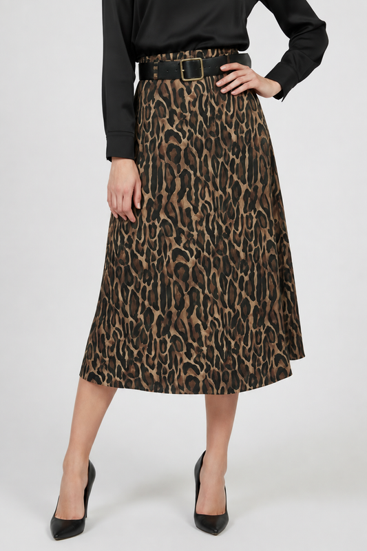 Леопардова пола с колан - Savanna Leopard