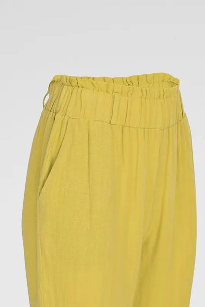 Дамски ленен комплект - Plus Size - Sun Garden-комплекти-6Sense