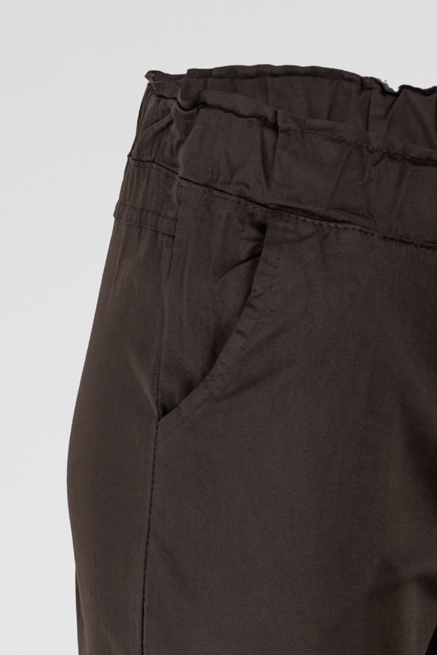 Дамски памучен панталон с еластична талия до 3XL - Cocoa Ease