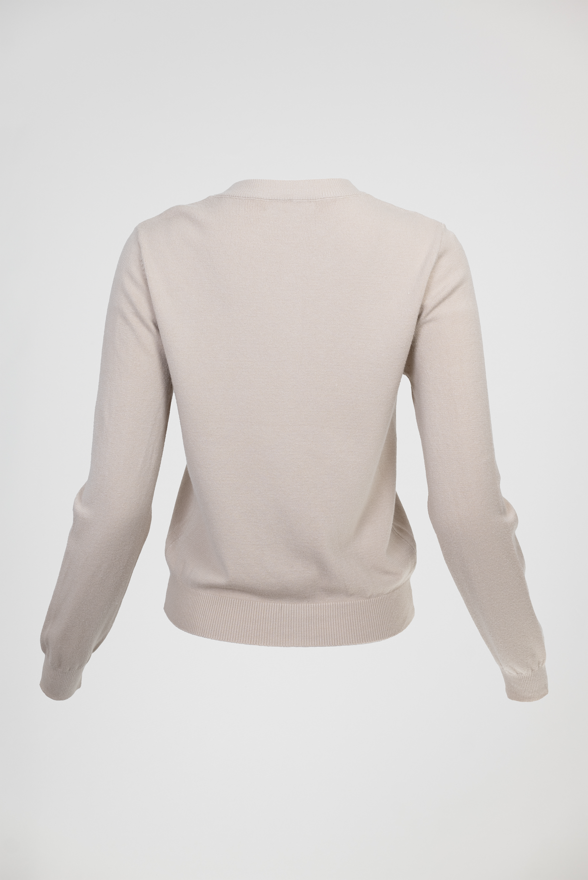 Дамска фина плетена жилетка в екрю с копчета – Cozy Ivory