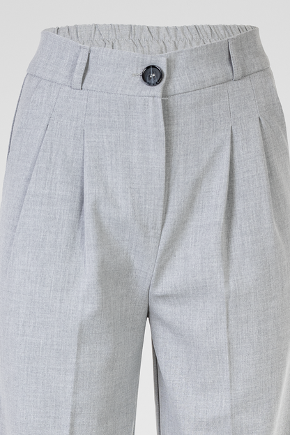 Дамски светлосив чино панталон с висока талия – Soft Grey Chino