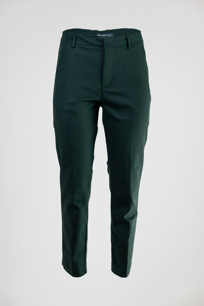 Дамски тъмнозелен панталон с висока талия – Forest Tailored Pants