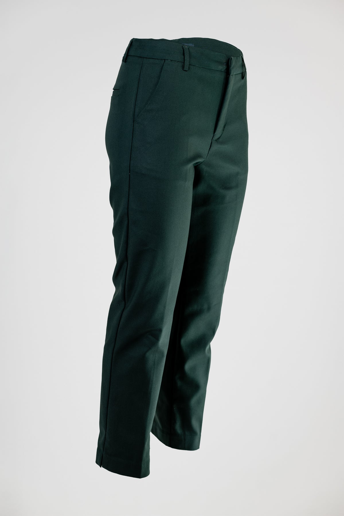 Дамски тъмнозелен панталон с висока талия – Forest Tailored Pants