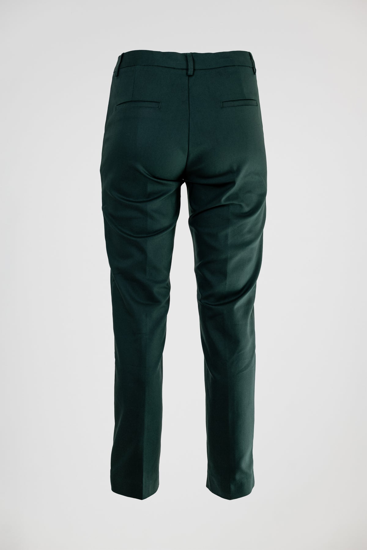 Дамски тъмнозелен панталон с висока талия – Forest Tailored Pants