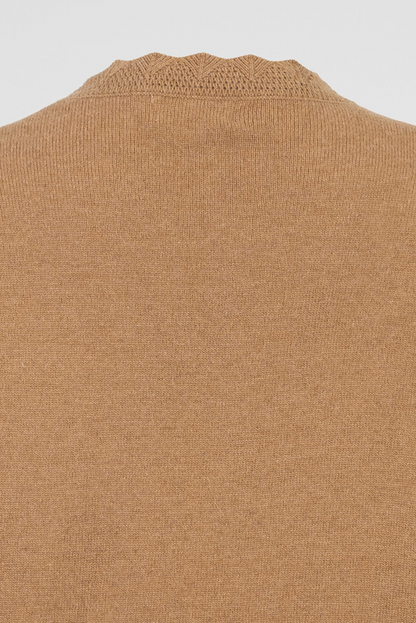 Дамски вълнен пуловер с ажурни детайли – Wool Edge