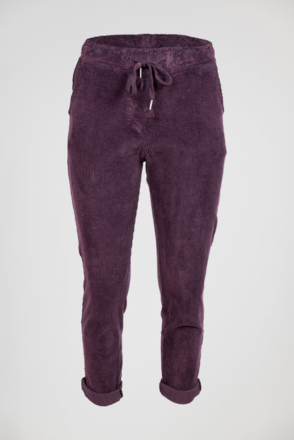 Дамски джинси в цвят слива – Plum Corduroy