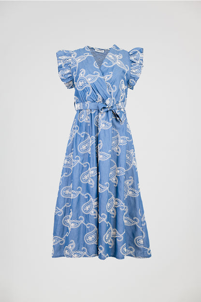 Рокля  от 100% памук - Blue Nomad