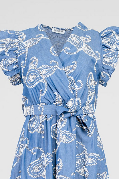 Рокля  от 100% памук - Blue Nomad