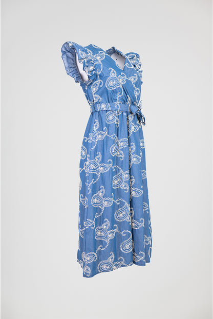 Рокля  от 100% памук - Blue Nomad