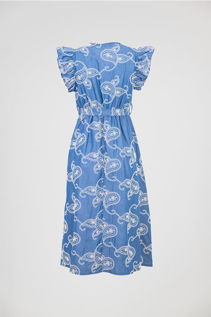 Рокля  от 100% памук - Blue Nomad