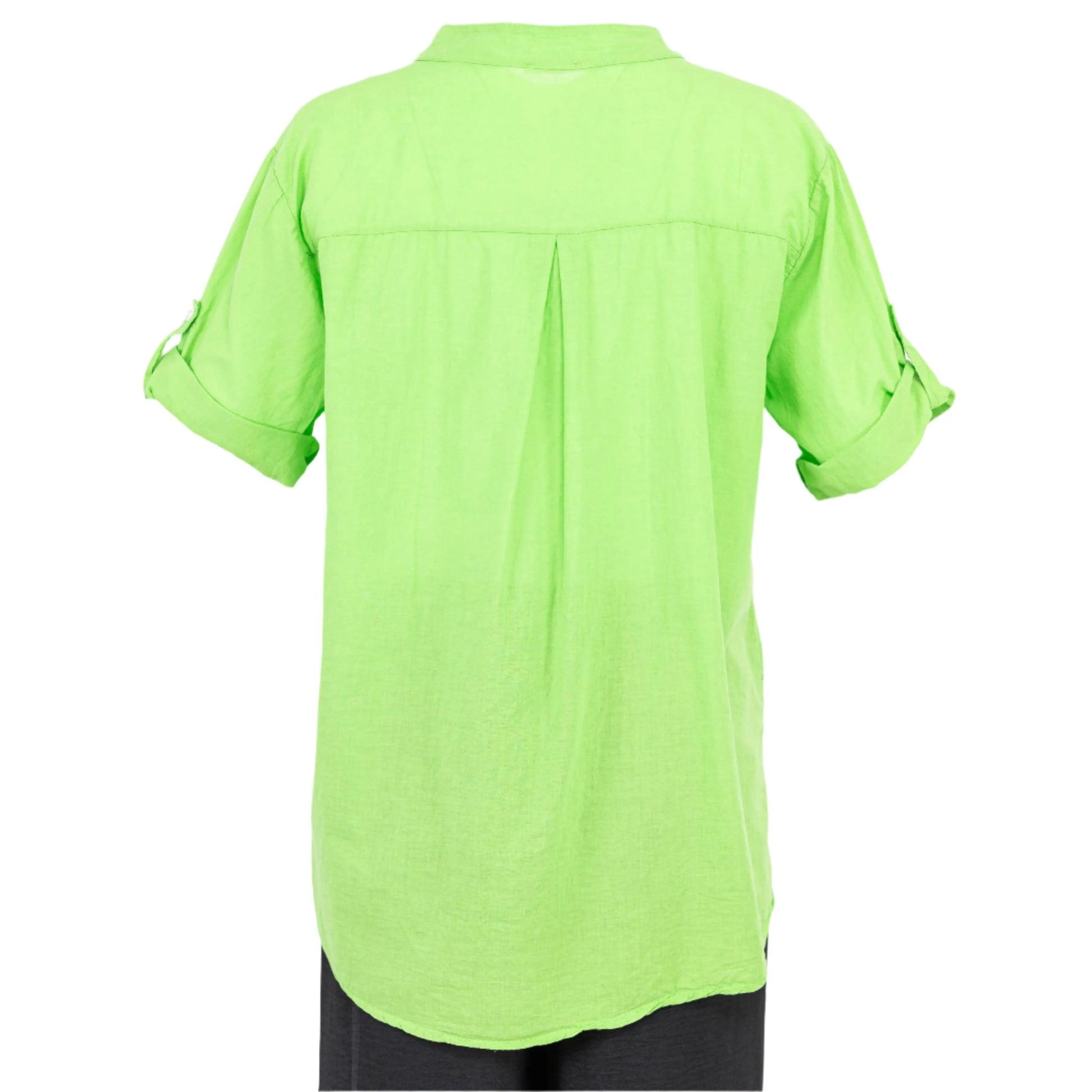 Дамска зелена риза Verde Glow – от 100% памук 6sense.bg

