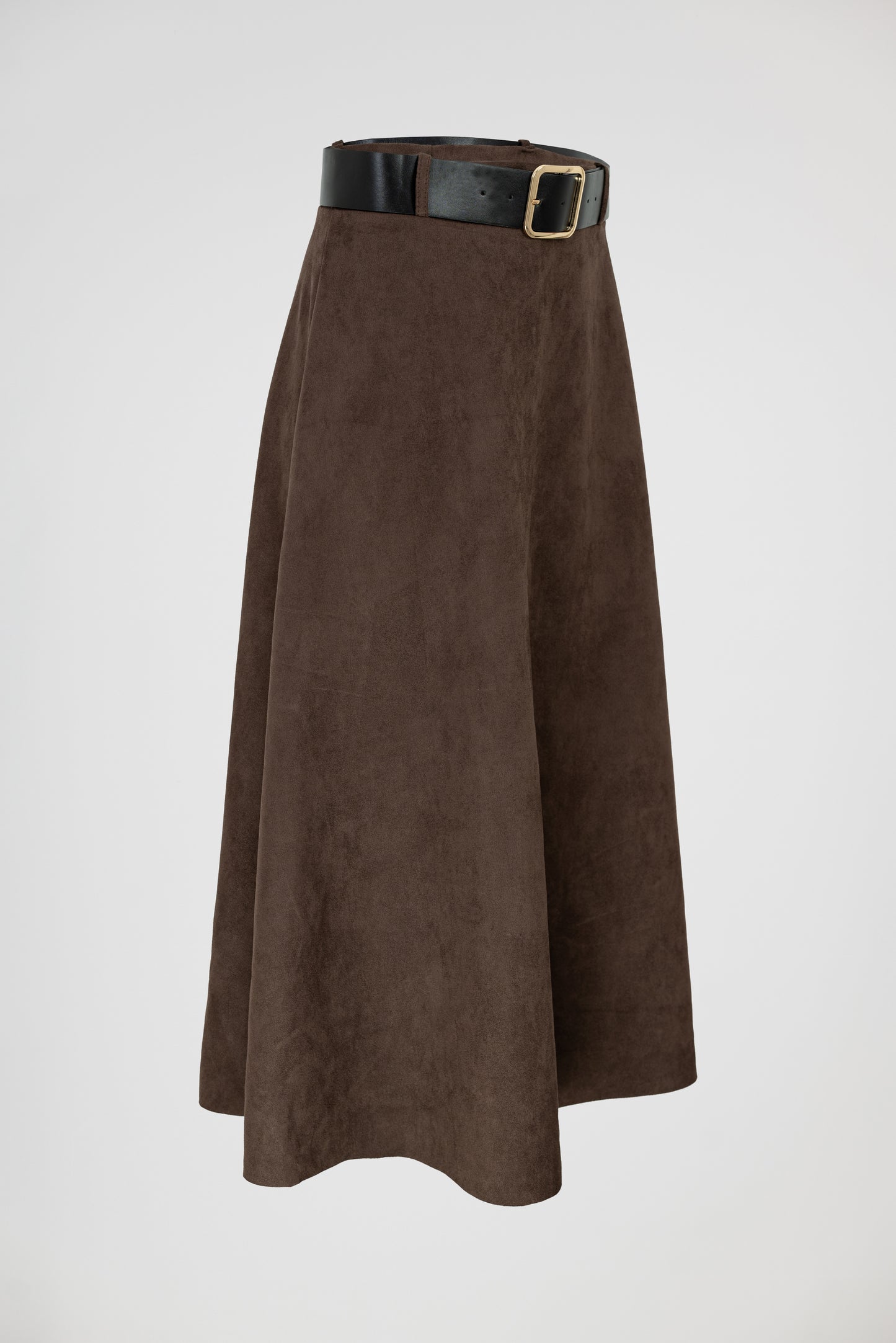 Дамска готова визия - жилетка и пола с висока талия – Cocoa Stripe Set