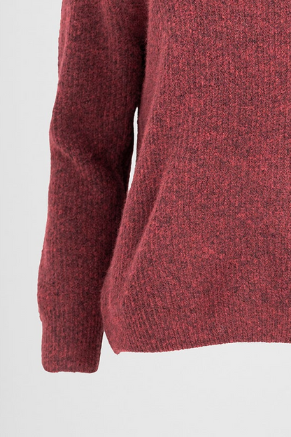 Дамски пуловер Soft Rib Classic - керемиден