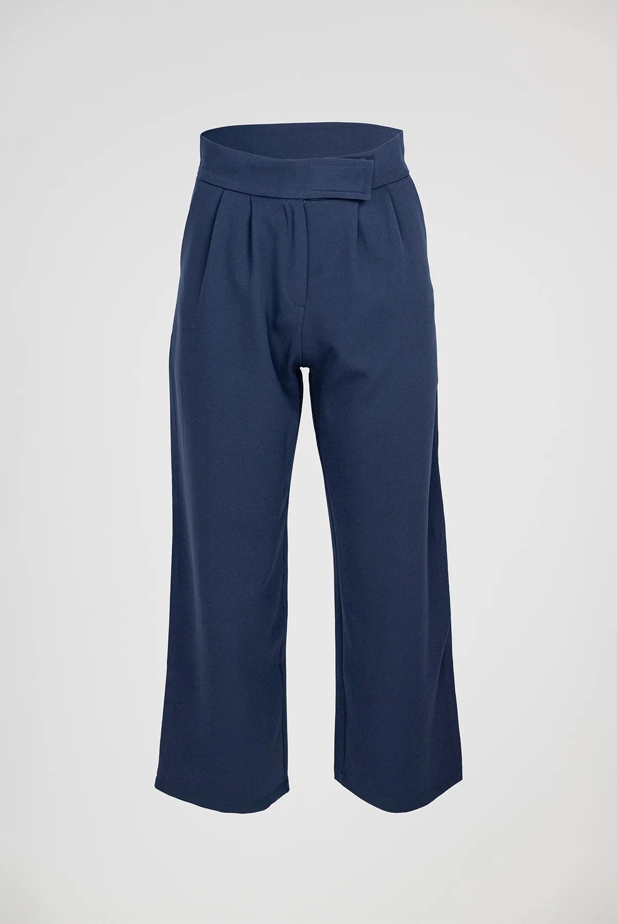 Дамски тъмносин палацо панталон – Navy Orbit