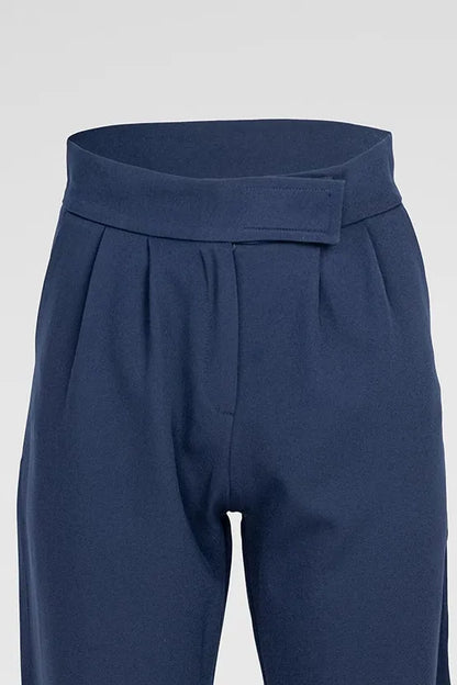 Дамски тъмносин палацо панталон – Navy Orbit