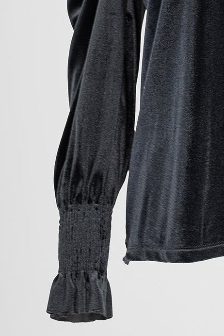 Дамска кадифена блуза - Black Velvet