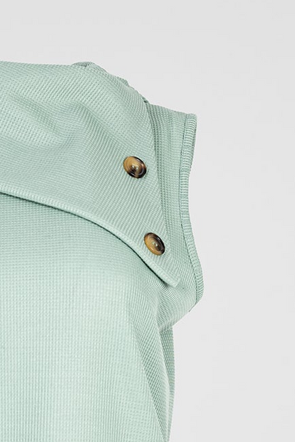 Дамски топ без ръкави с асиметрична яка - Soft Edge