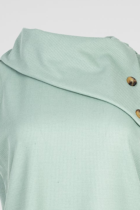 Дамски топ без ръкави с асиметрична яка - Soft Edge