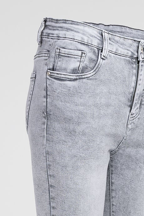 Дамски еластични дънки Plus Size - Silver Fit