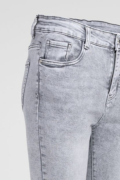 Дамски еластични дънки Plus Size - Silver Fit