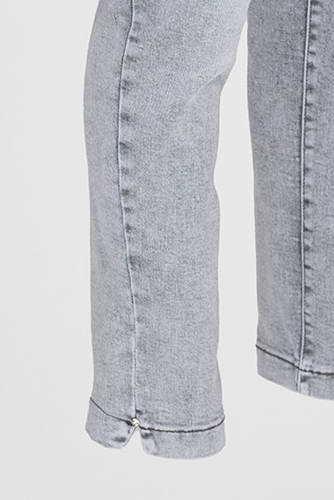 Готова визия - ванилова блуза и светлосиви дънки – Vanilla Denim Set