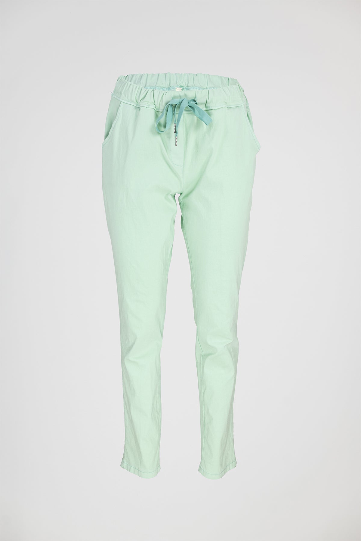 Дамски еластичен панталон мента - Easy