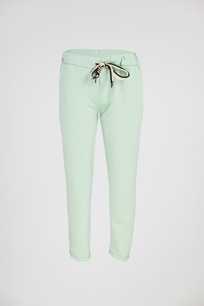 Дамски комплект мента със суичър и панталон  - Sunny Zip Set