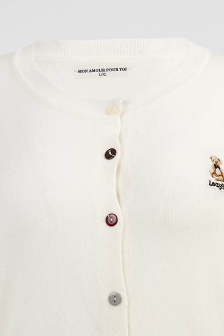 Дамска жилетка с къс ръкав - Ivory Chic