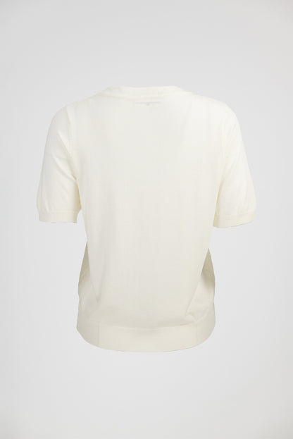 Дамска жилетка с къс ръкав - Ivory Chic