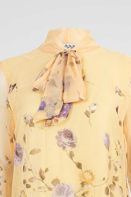 Дамска ефирна блуза с панделка - Soft Sun