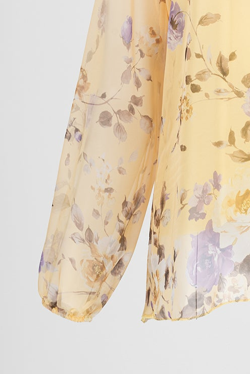 Дамска ефирна блуза с панделка - Soft Sun