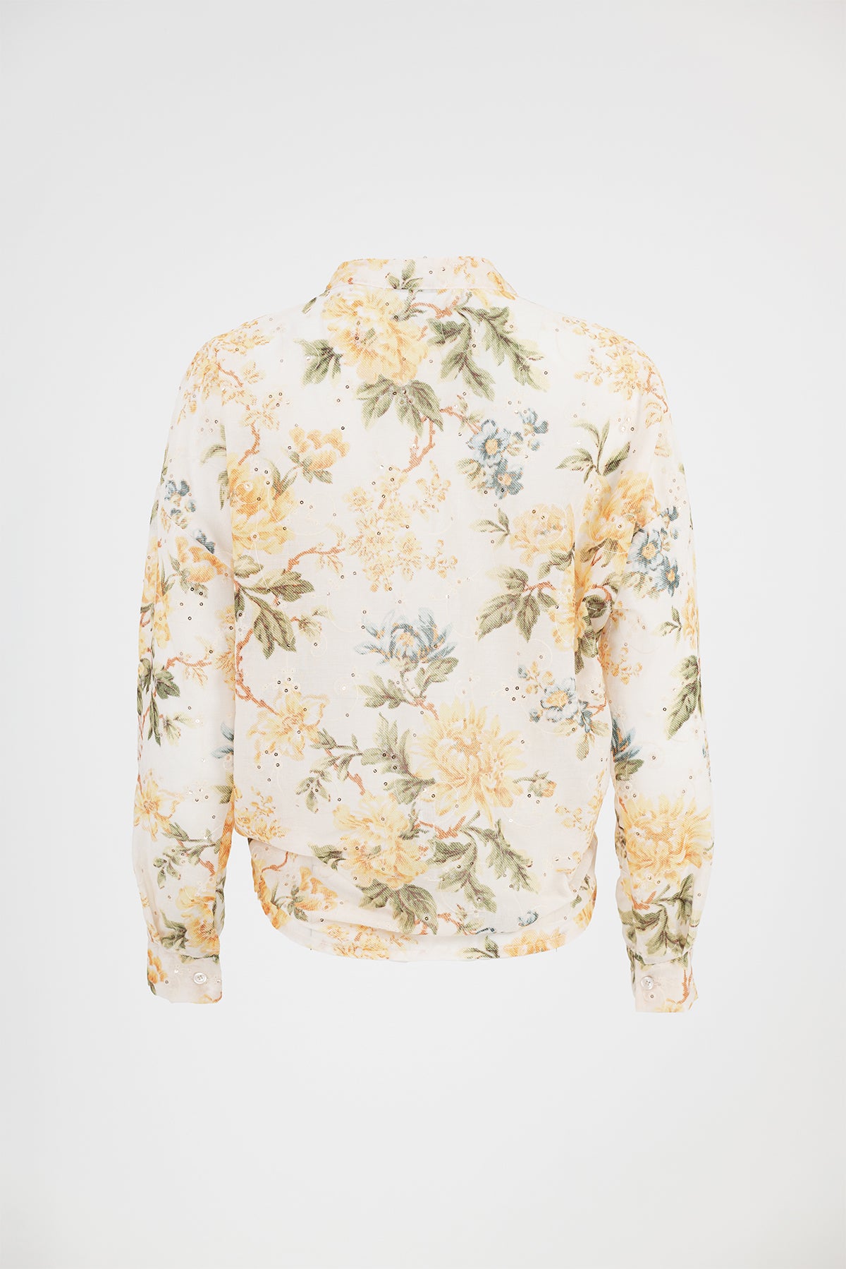 Дамска риза с пастелен флорален принт - Pastel Bloom