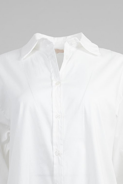 Дамска бяла класическа риза - White Ease