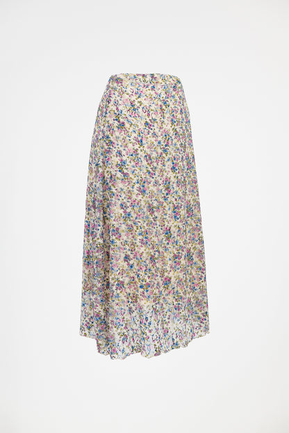 Тюлена миди пола с флорален принт - Morning Flower