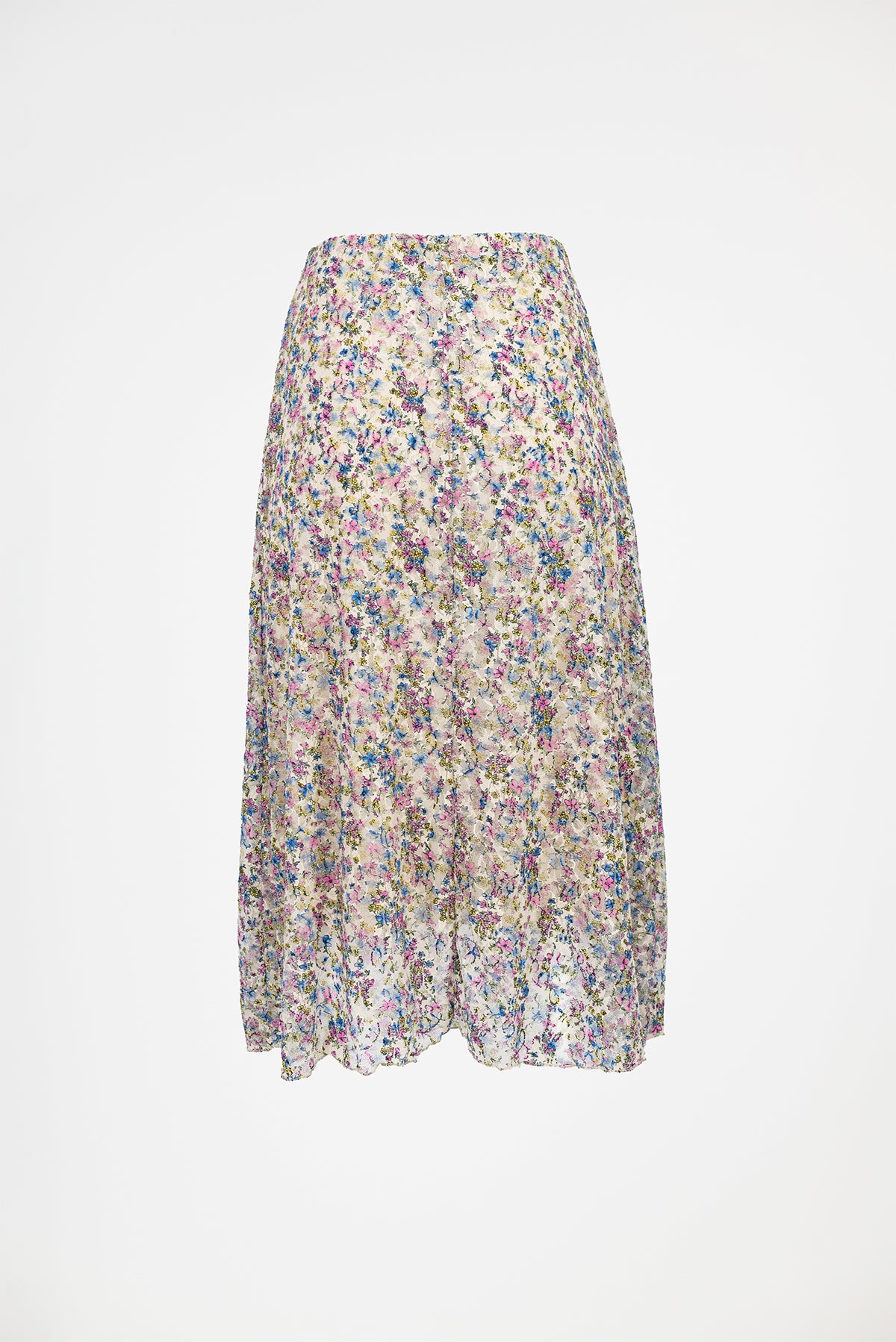 Тюлена миди пола с флорален принт - Morning Flower