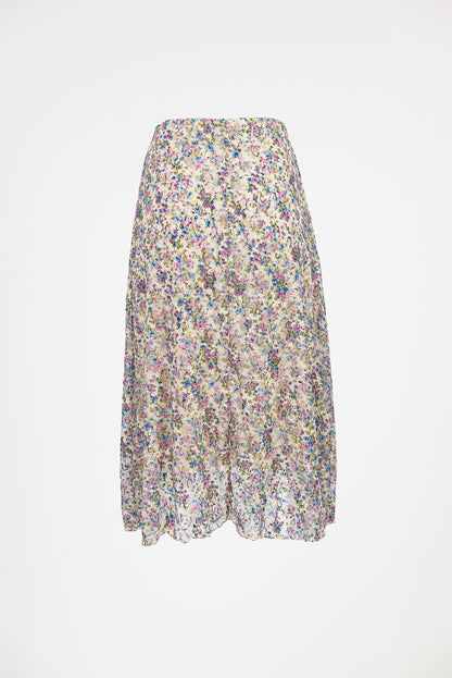 Тюлена миди пола с флорален принт - Morning Flower