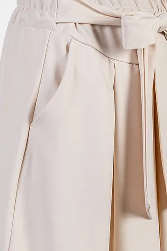 Дълга бежова пола с панделка - Sand Ribbon