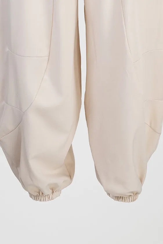 Дамски панталон тип харем с колан - Sand Puff