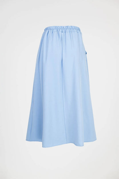 Дълга небесно синя пола с панделка - Sky Ribbon