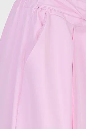 Дамска миди пола с панделка в розово - Pink Ribbon