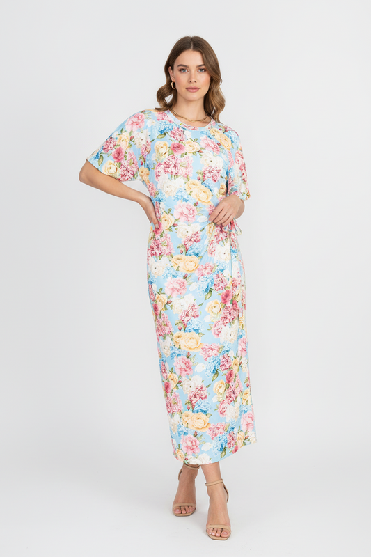 Дълга рокля с цепка отстрани – Fly Mood