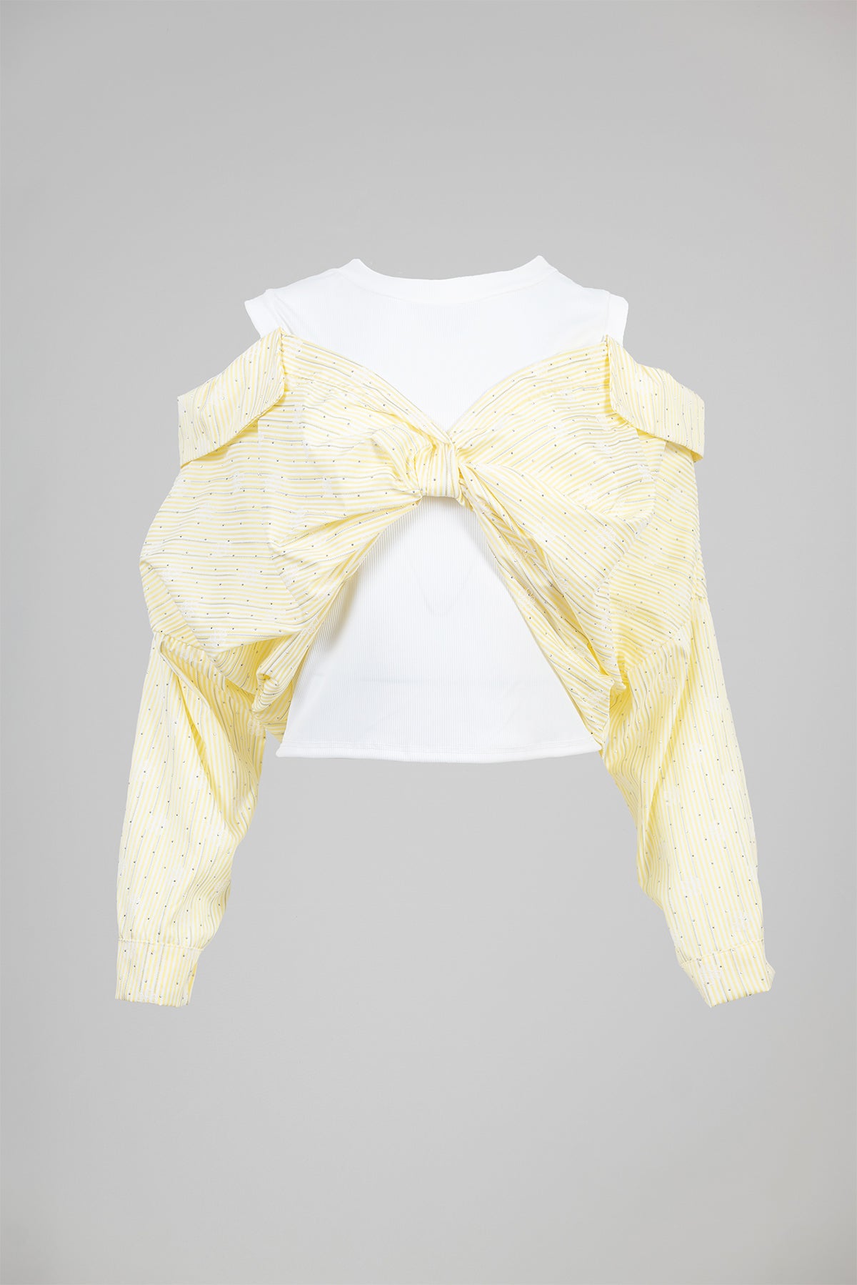 Къс топ с паднали рамене - Sun Stripe