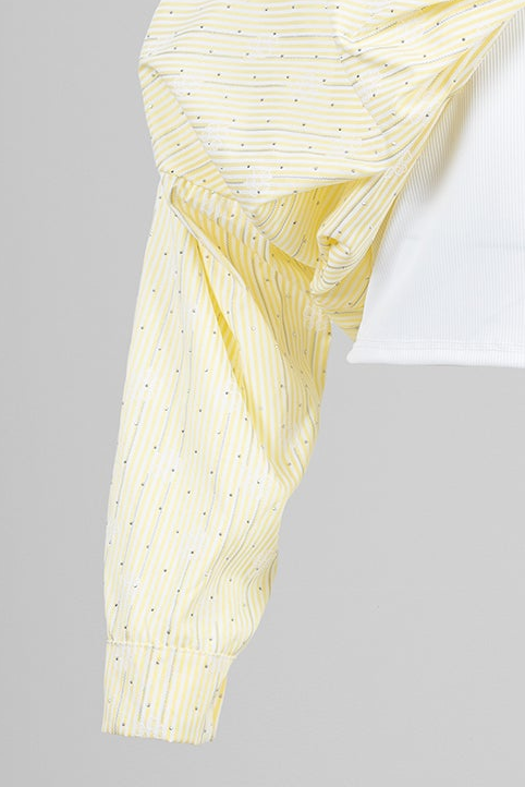 Къс топ с паднали рамене - Sun Stripe