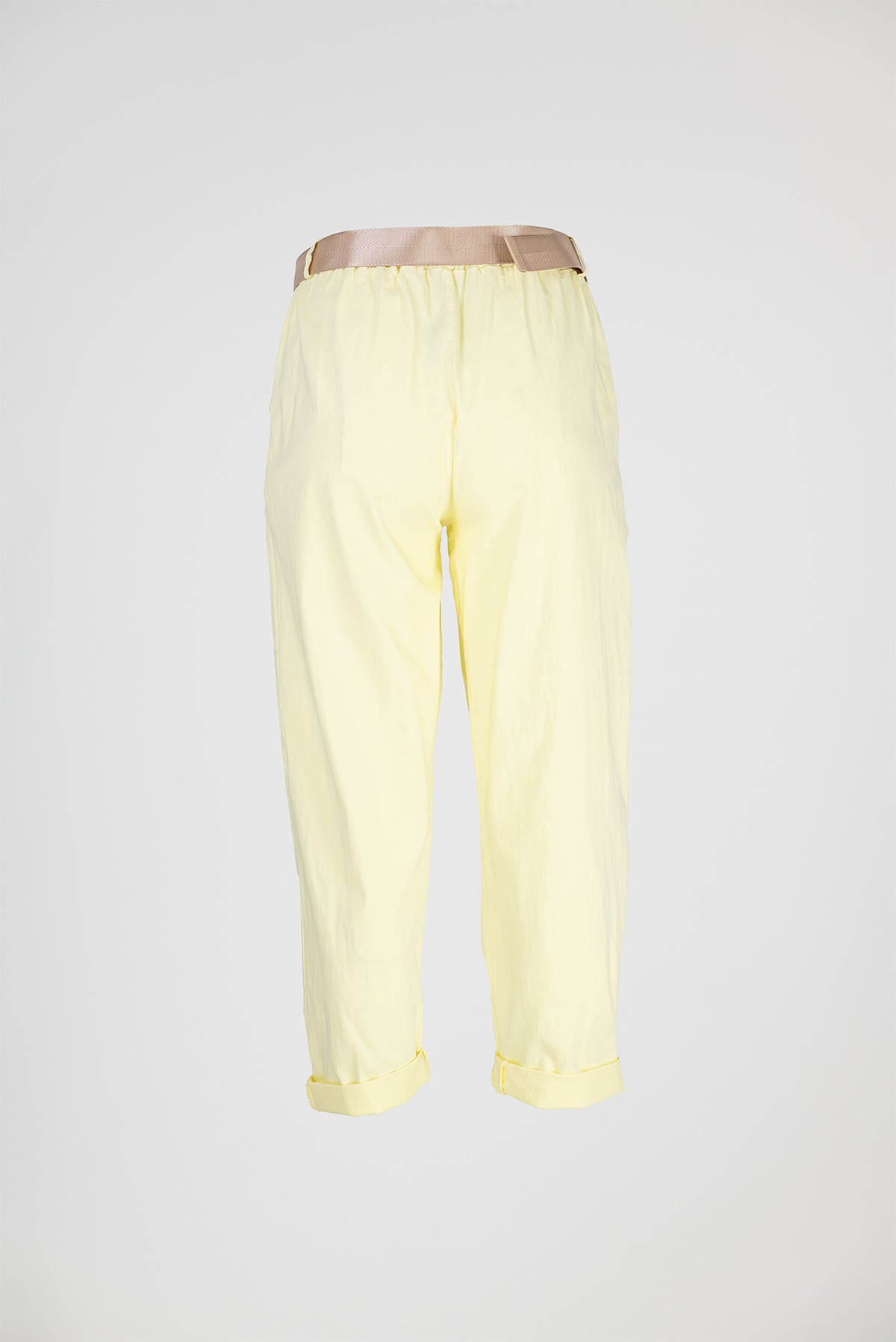 Дамски панталони с колан и еластична талия – Lemon Breeze