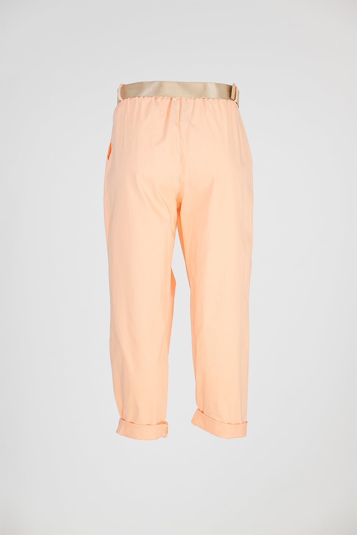 Дамски панталони с колан и еластична талия – Peach Breeze